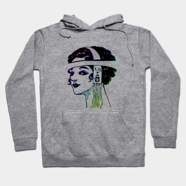 Rainbow Girl Hoodie by PopCycle